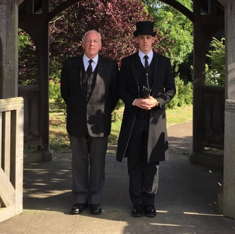 Henry with his father, David King